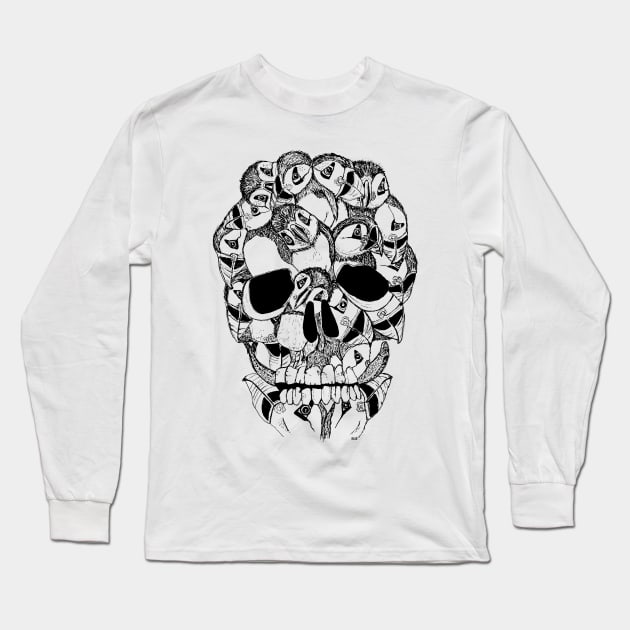 Puffin life Long Sleeve T-Shirt by msmart